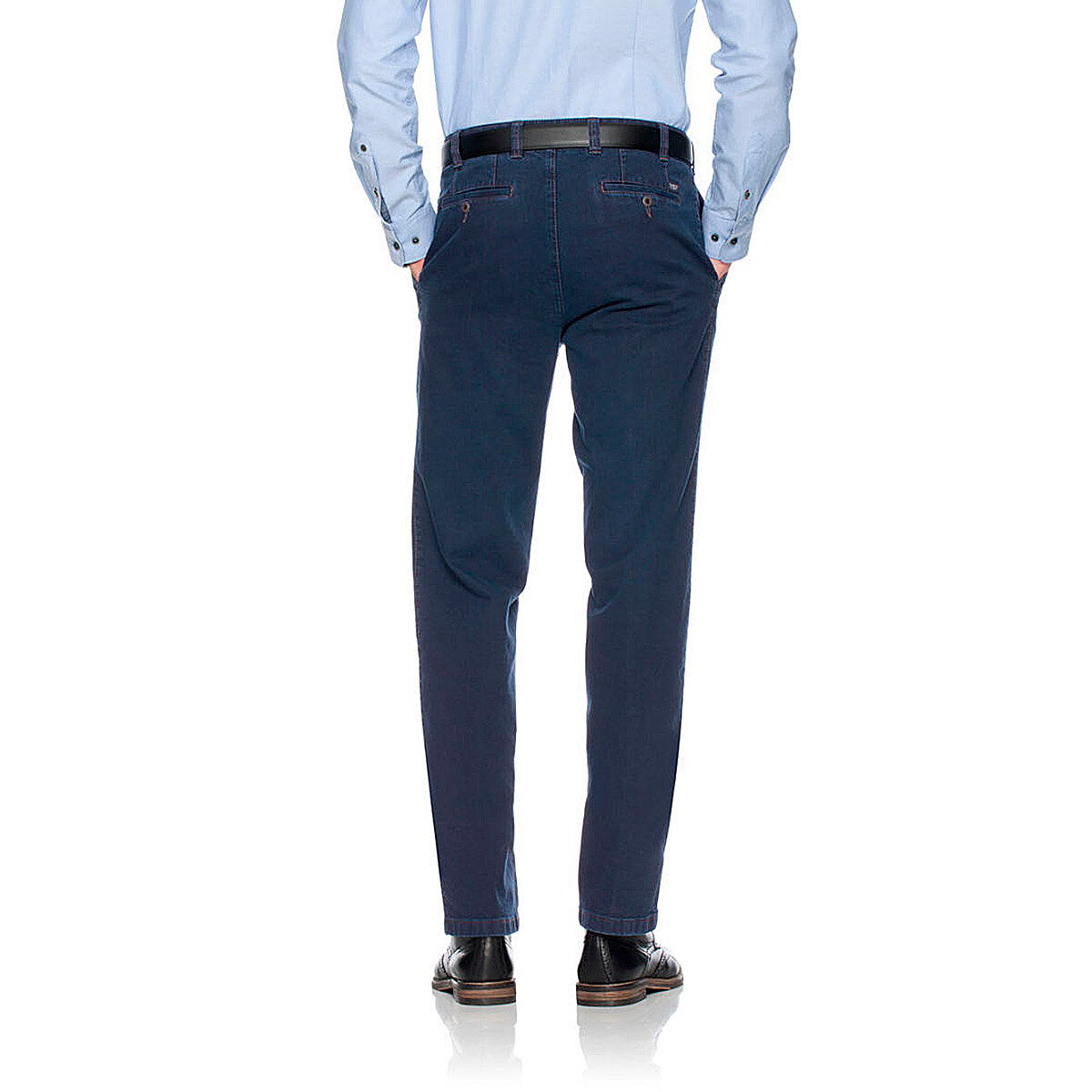 | Mit | Brax Bundfalten-Jeans Größenspezialist | Dunkelblau Uhrtasche | Männermode | Eurex Kurze by Leibhöhe