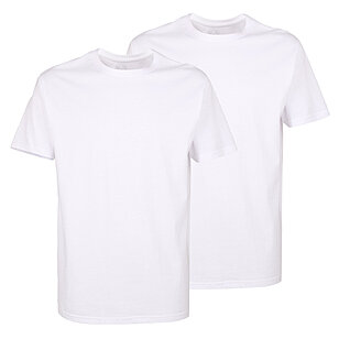 Ceceba | T-Shirts im Doppelpack | Reine Baumwolle | Rundhals | Farbe wei