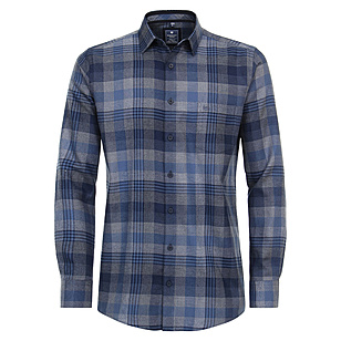 Redmond | Flanell-Hemd | Baumwolle | Sport-Karo | Blau